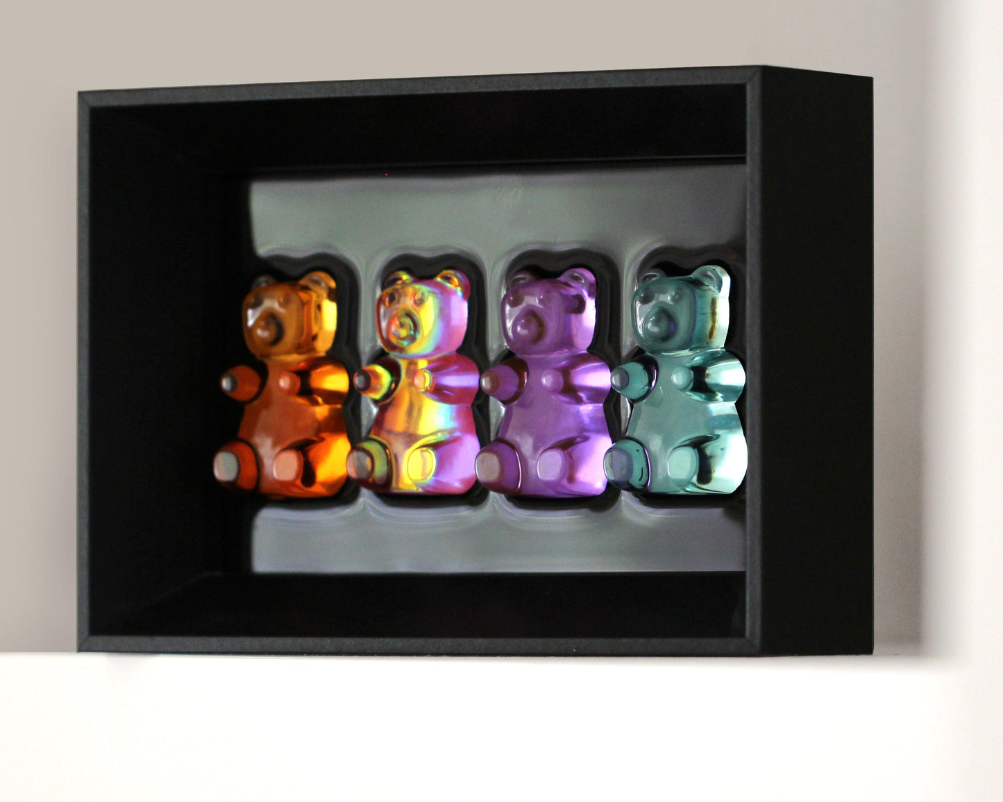 4 Gummy Bears Wall Hanging Pop Art - Talush Art