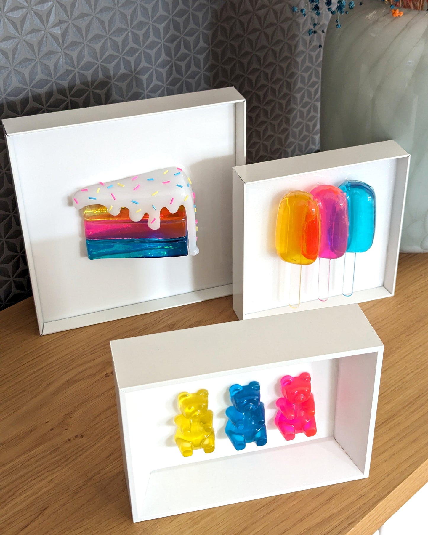 CMY cake wall decor - Talush Art