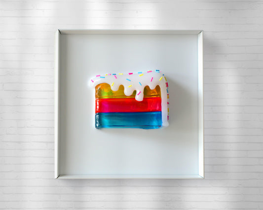 CMY cake wall decor - Talush Art