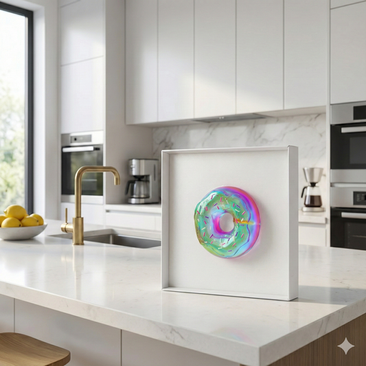 דונאט הולוגרפי ורוד-סגול