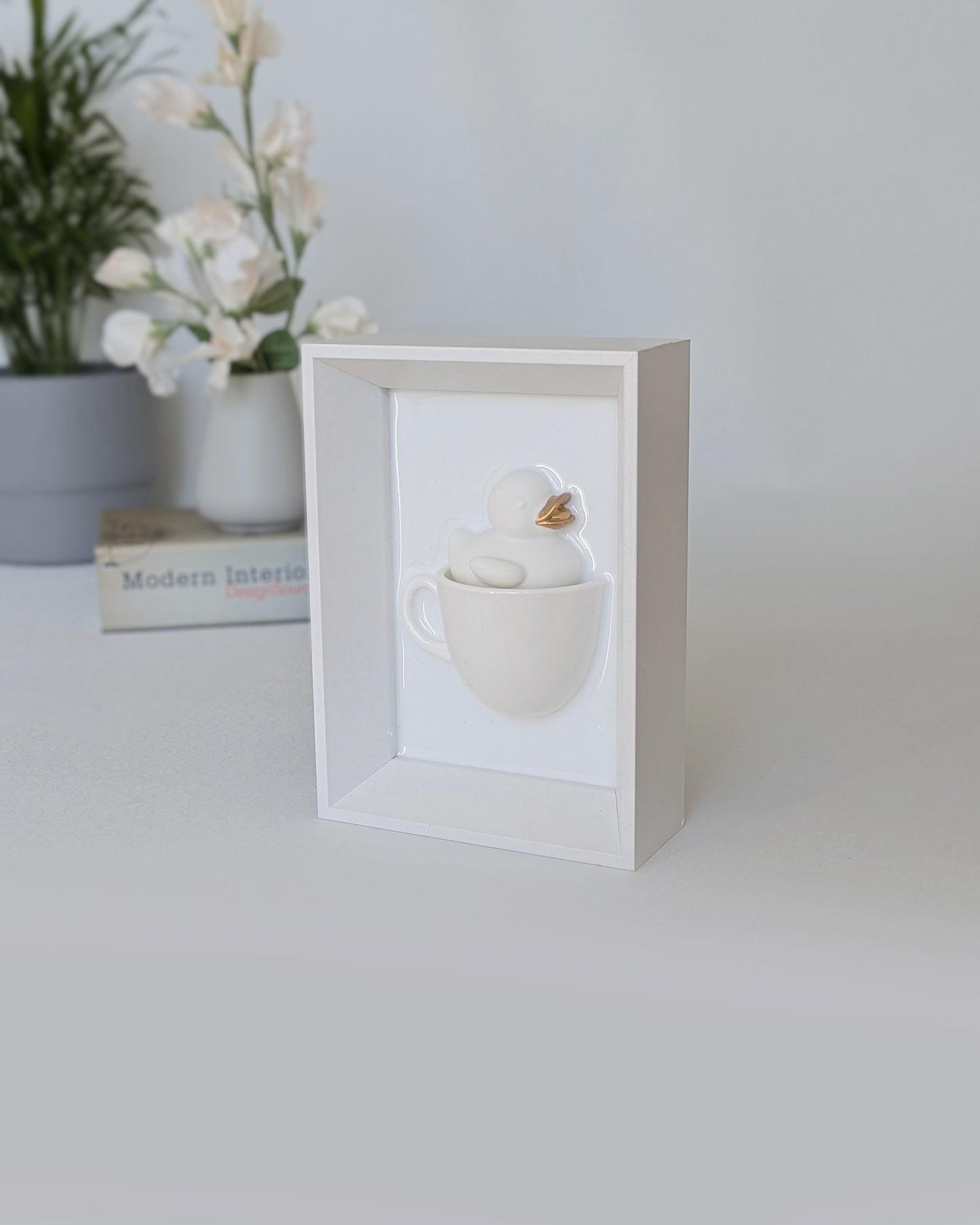 ברווז בכוס - לבן