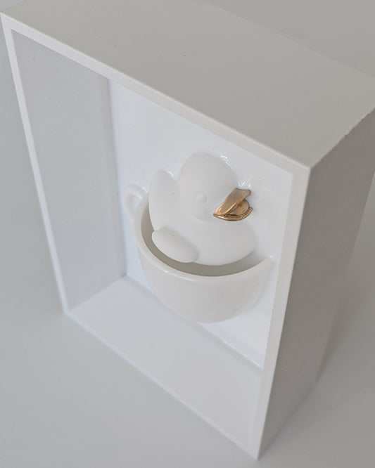 ברווז בכוס - לבן