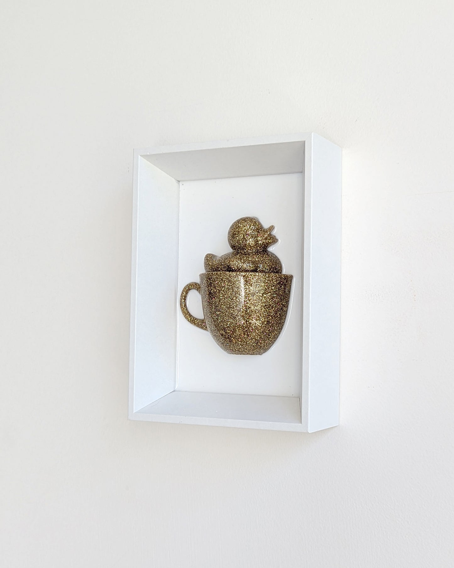 ברווז בכוס - זהב מנצנץ