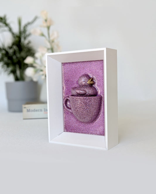 ברווז בכוס - סגול מנצנץ