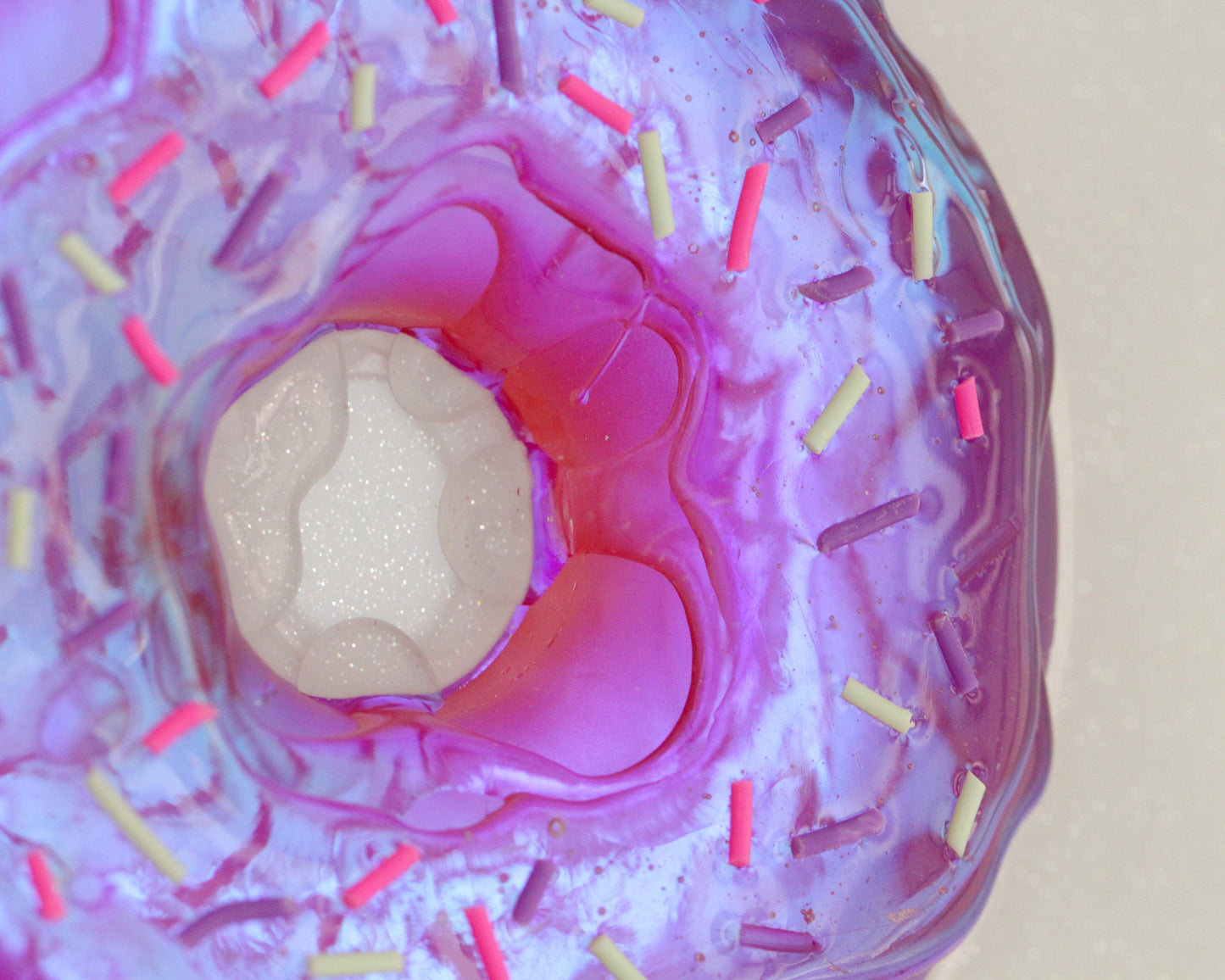 Iridescent Dream Donut - purple - Talush Art