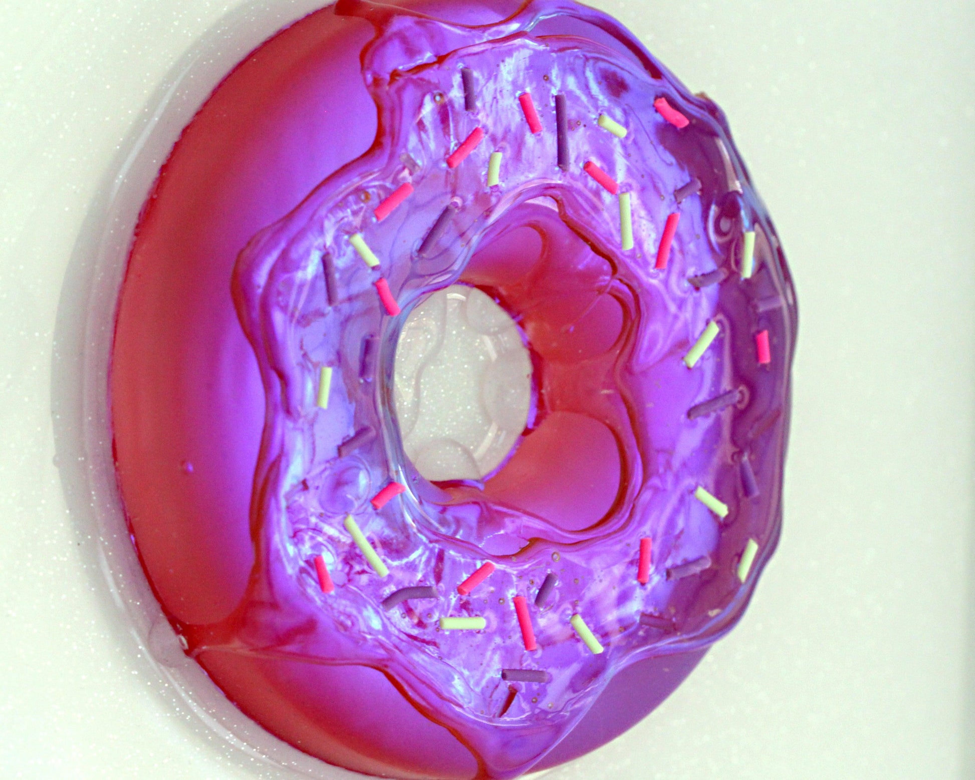 Iridescent Dream Donut - purple - Talush Art