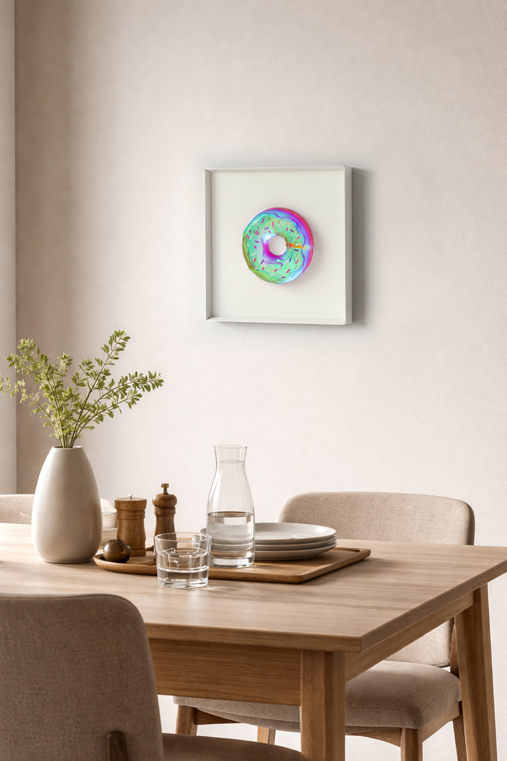 דונאט הולוגרפי ורוד-סגול