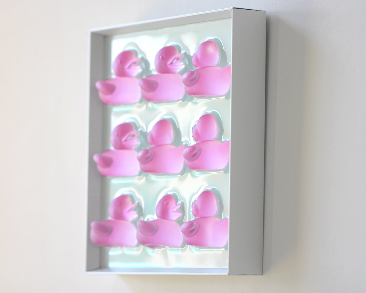 Wall Decor pop art of "Rubber ducks"