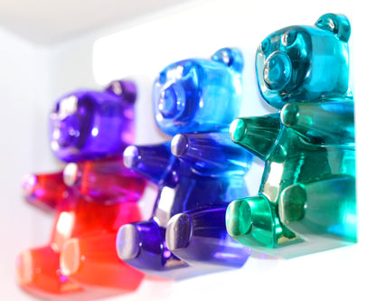 Three Gummy Bears Wall Hanging Pop Art
