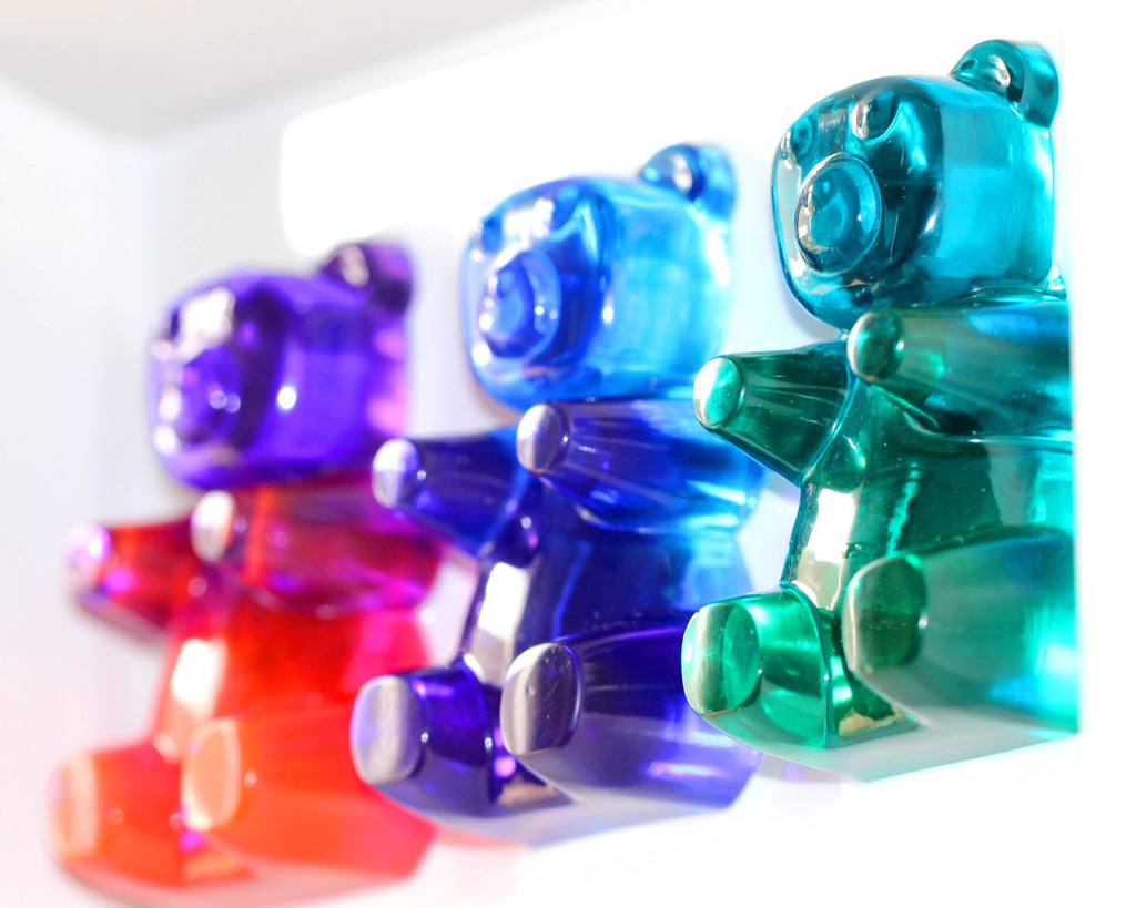 Three Gummy Bears Wall Hanging Pop Art - Talush Art