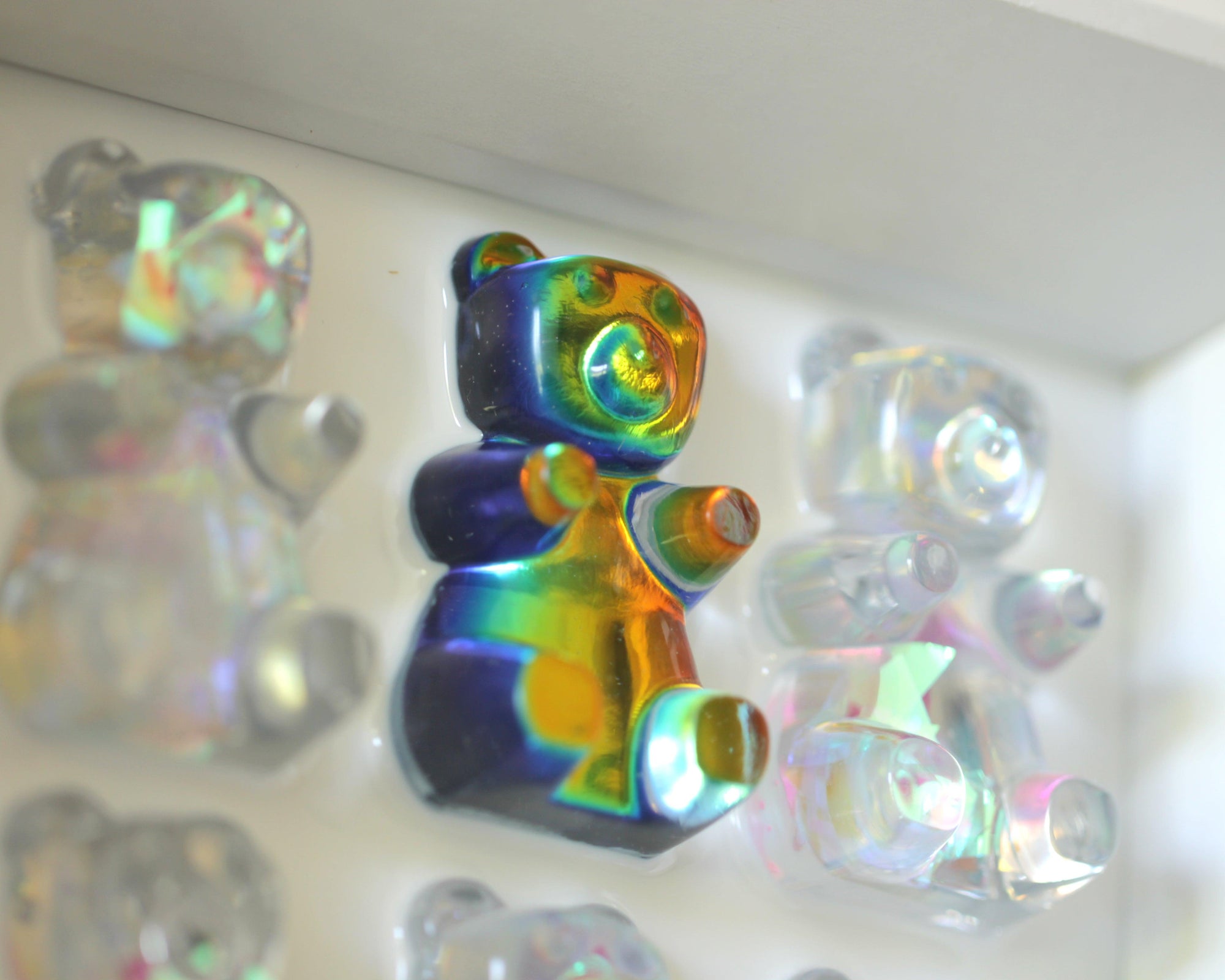 Wall Decor of Diamond-like Effect Gummy Bears - Talush Art