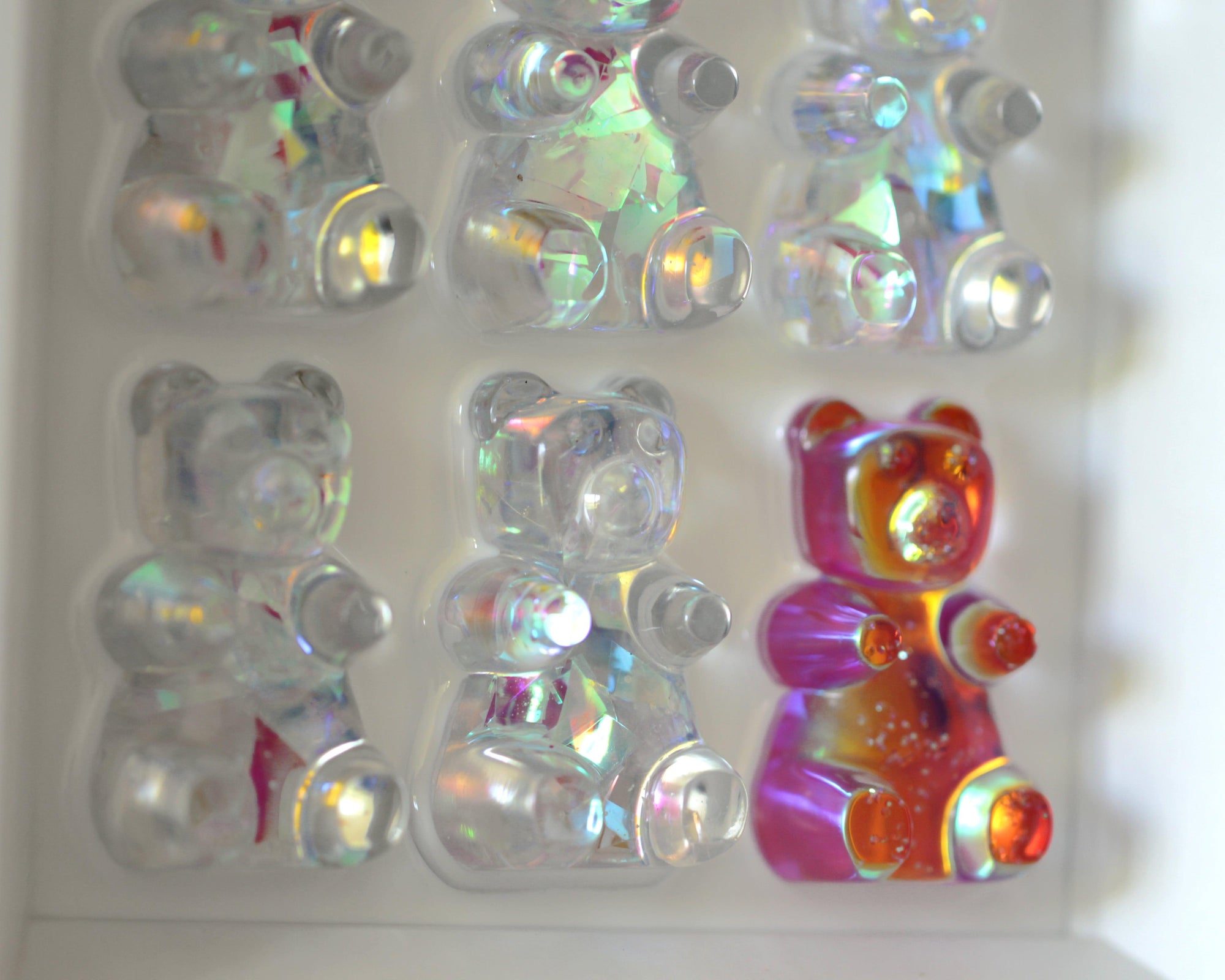 Wall Decor of Diamond-like Effect Gummy Bears - Talush Art