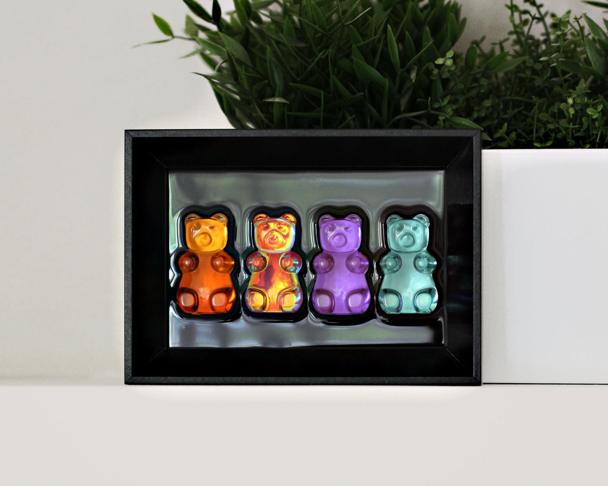 4 Gummy Bears Wall Hanging Pop Art - Talush Art