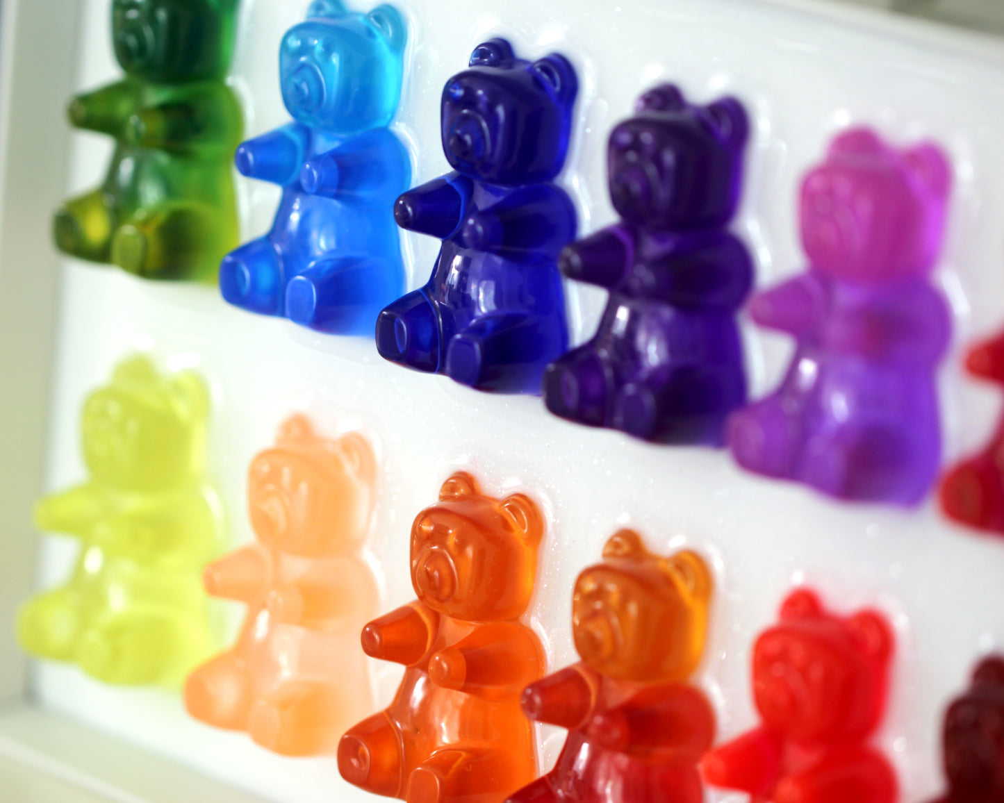 14 Gummy Bears Resin Art