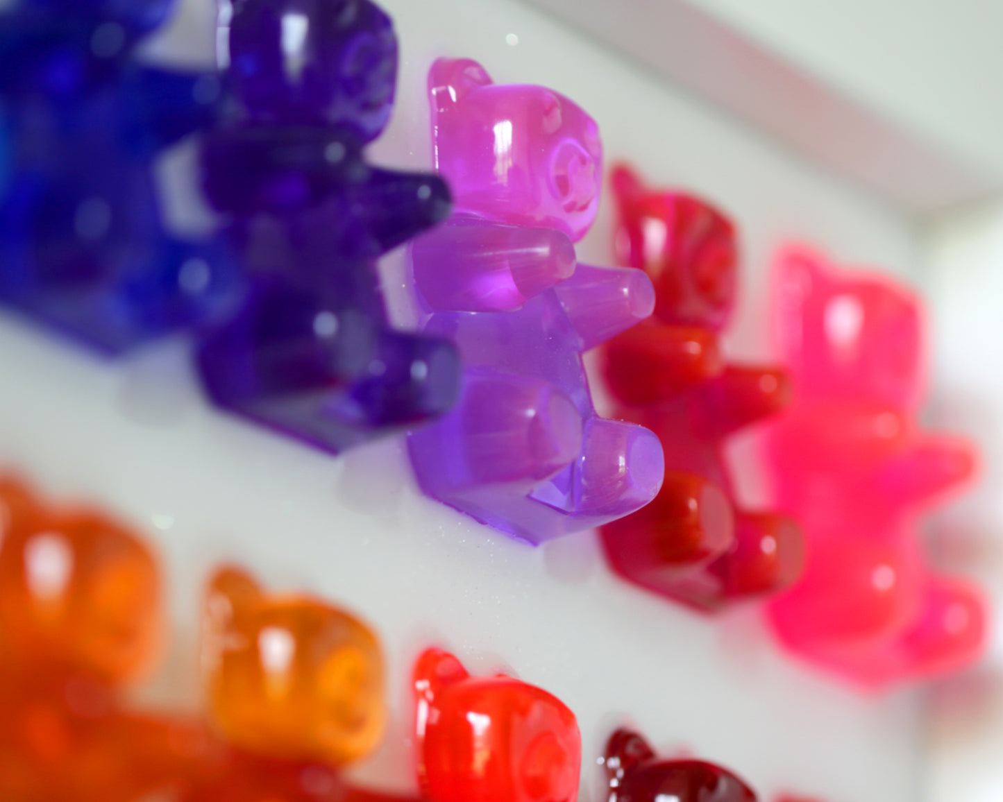 14 Gummy Bears Resin Art