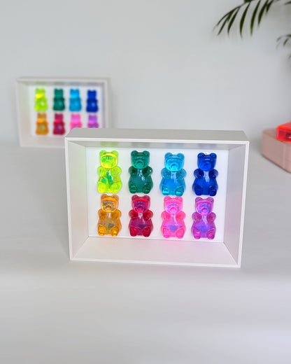 8 Colorful Gummy Bears Wall Decor