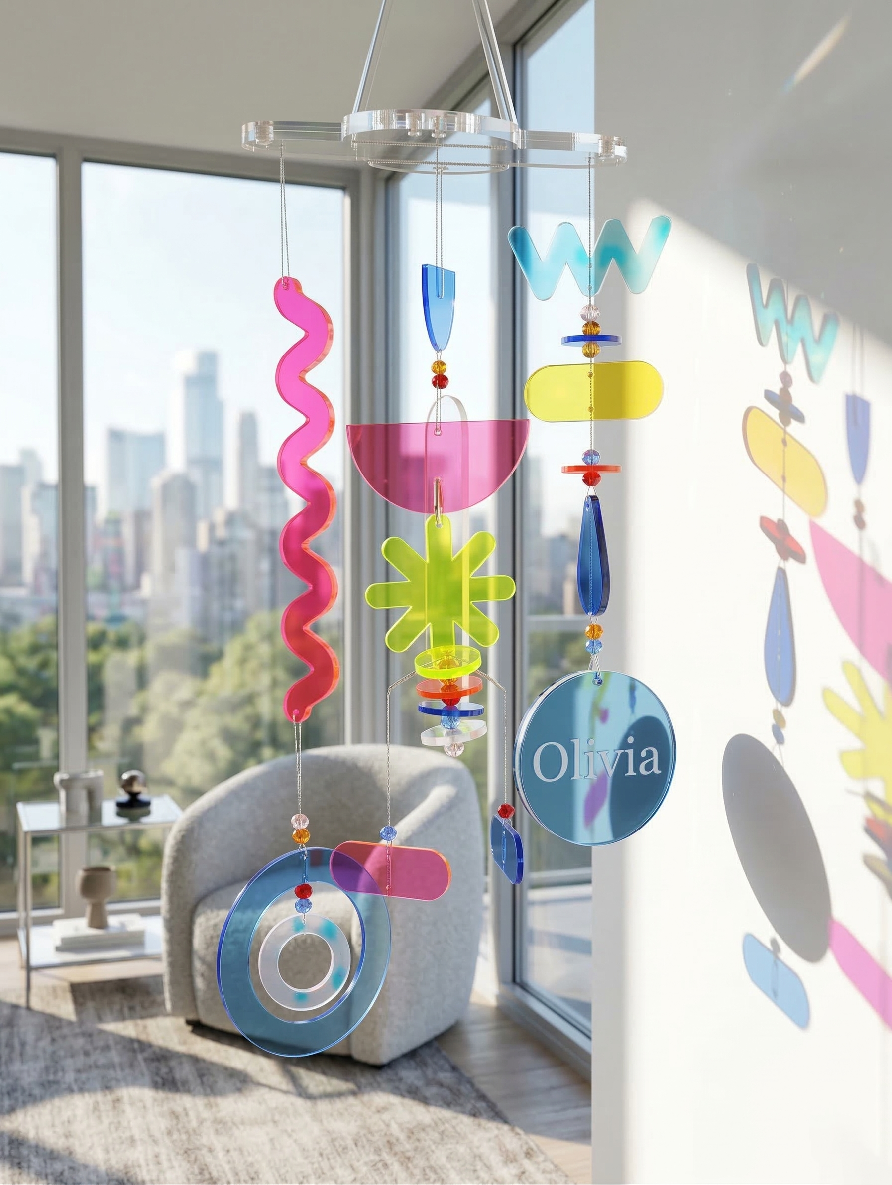 Personalized Hanging Mobile Kit for Home Decor – Colorful