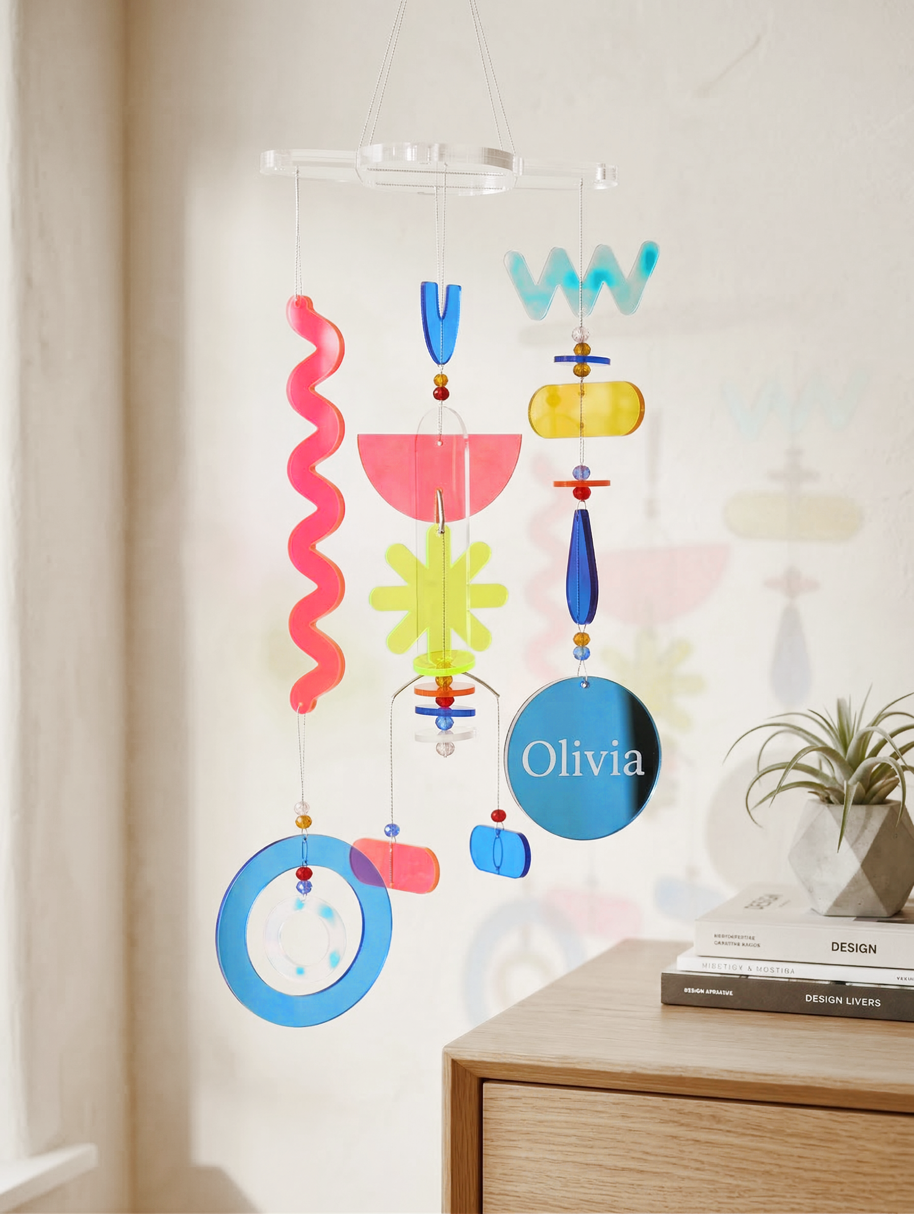 Personalized Hanging Mobile Kit for Home Decor – Colorful