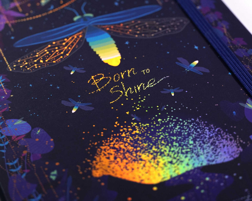 Hard cover Journal - Fireflies