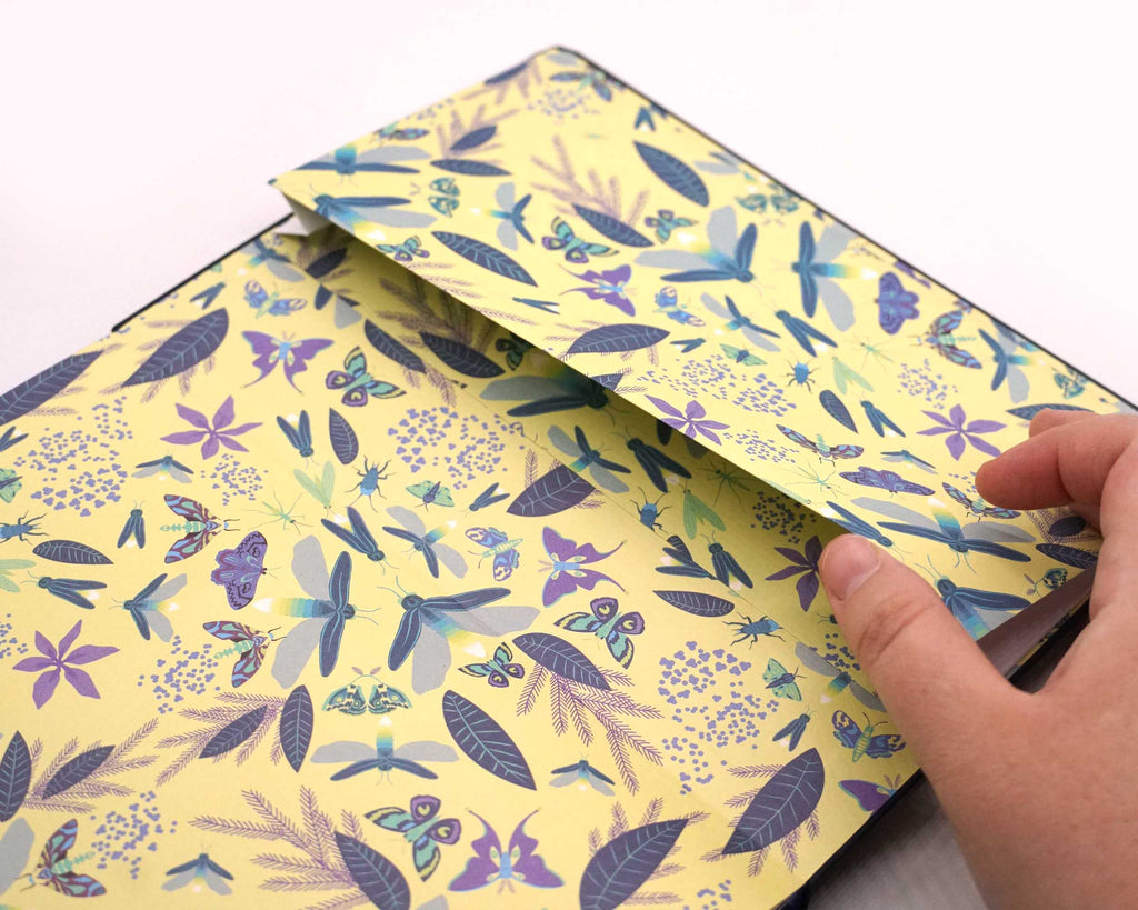 Hard cover Journal - Fireflies