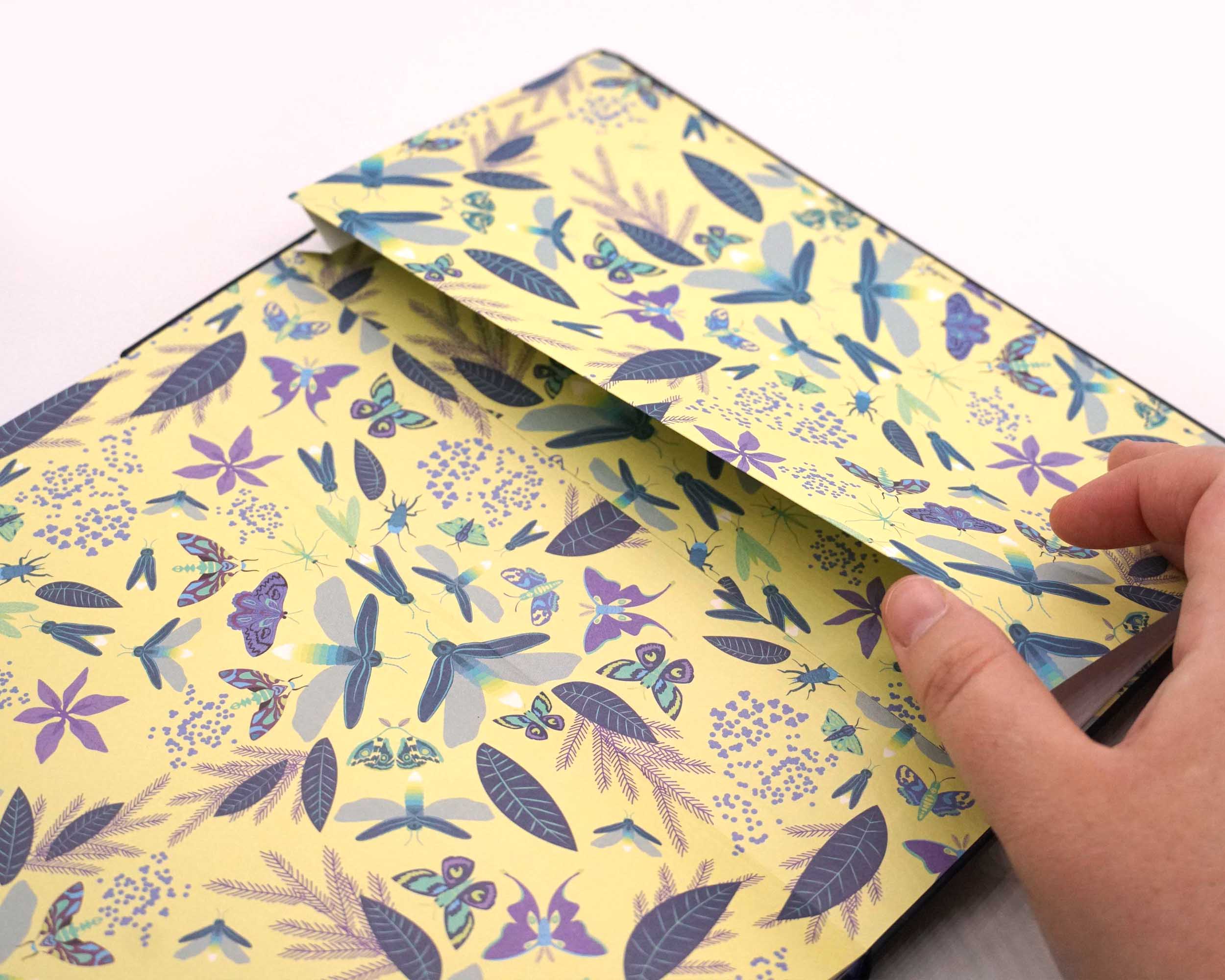 Hard cover Journal - Fireflies