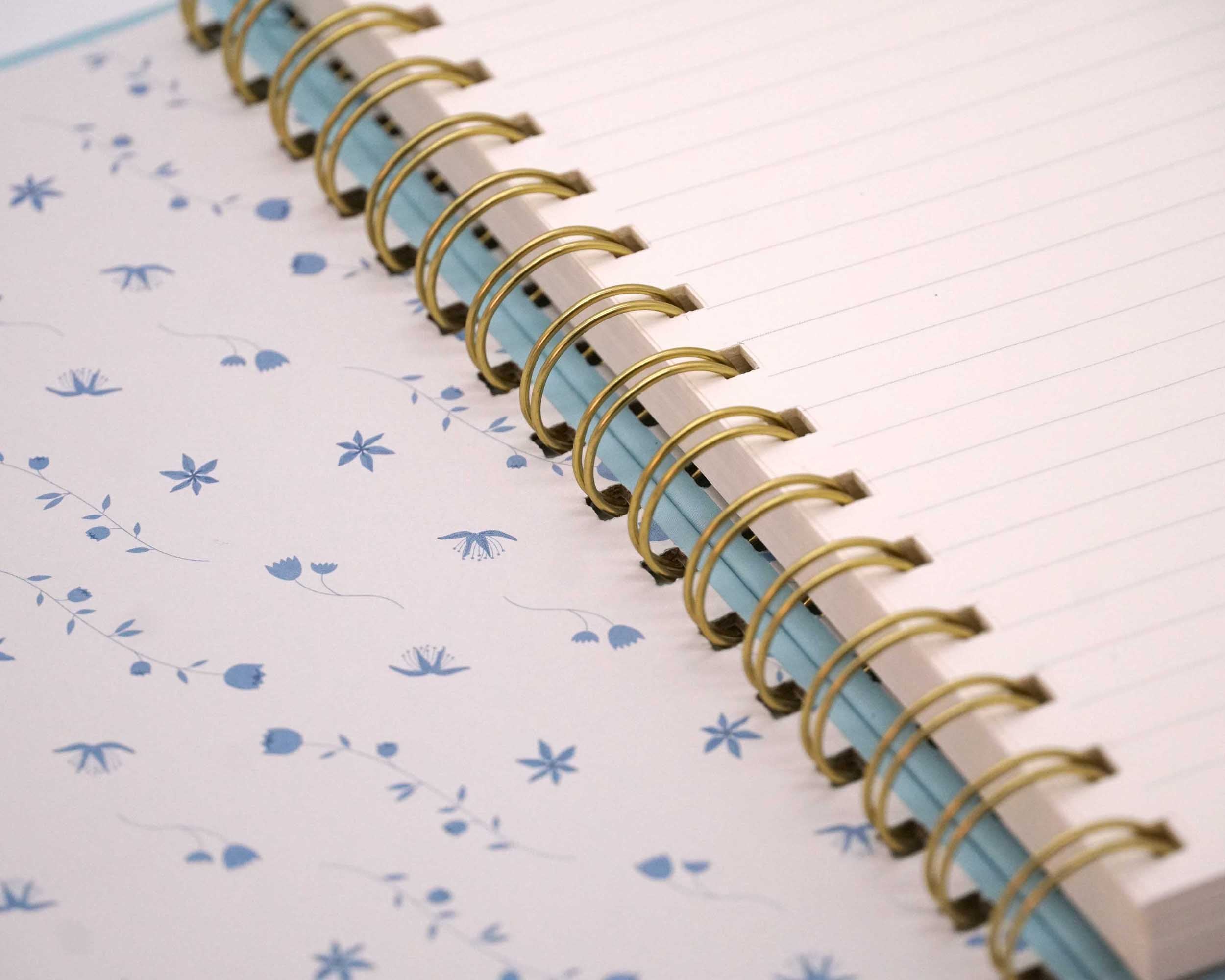 Spiral notebook - Fireflies