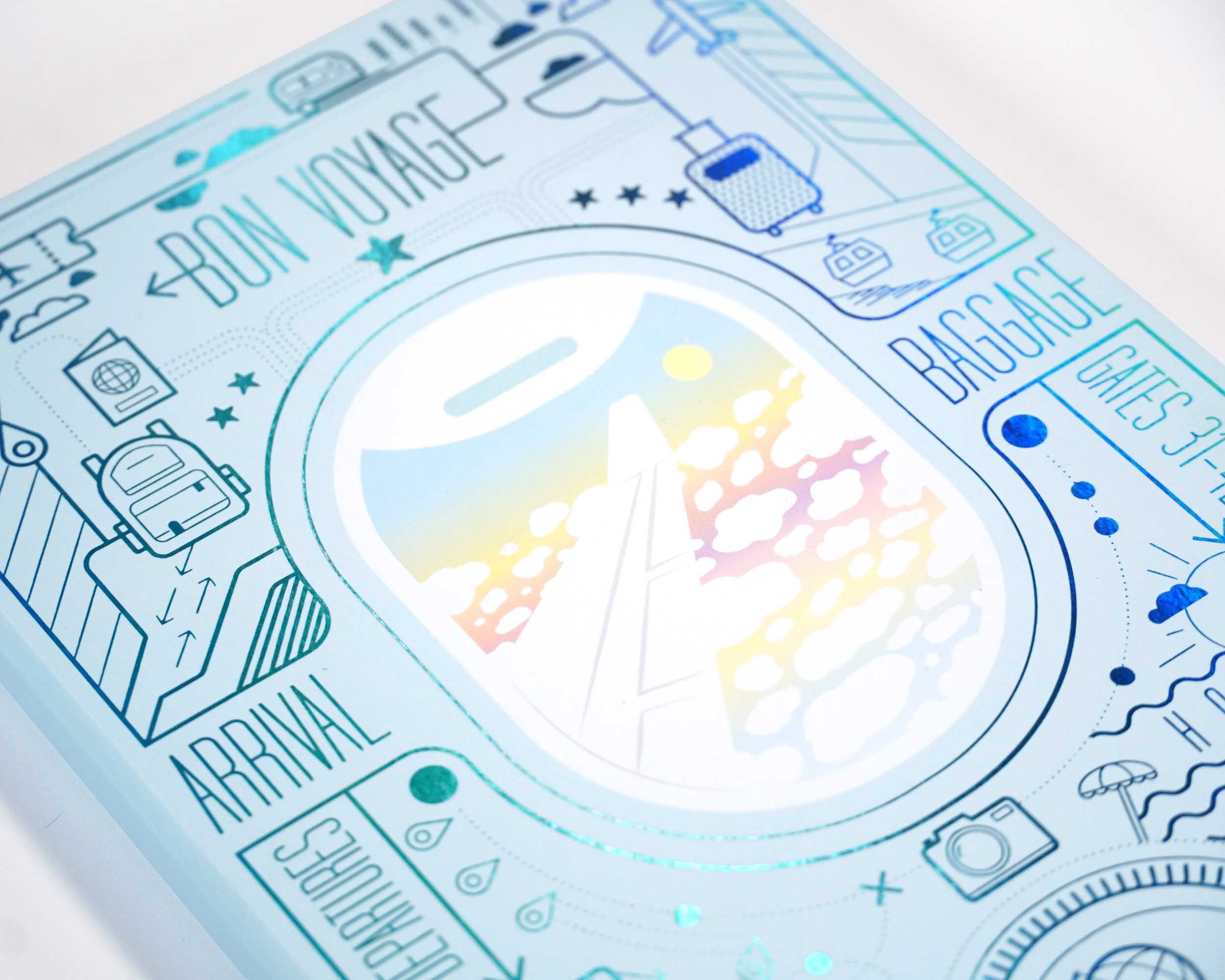 Hard cover Journal - Travel