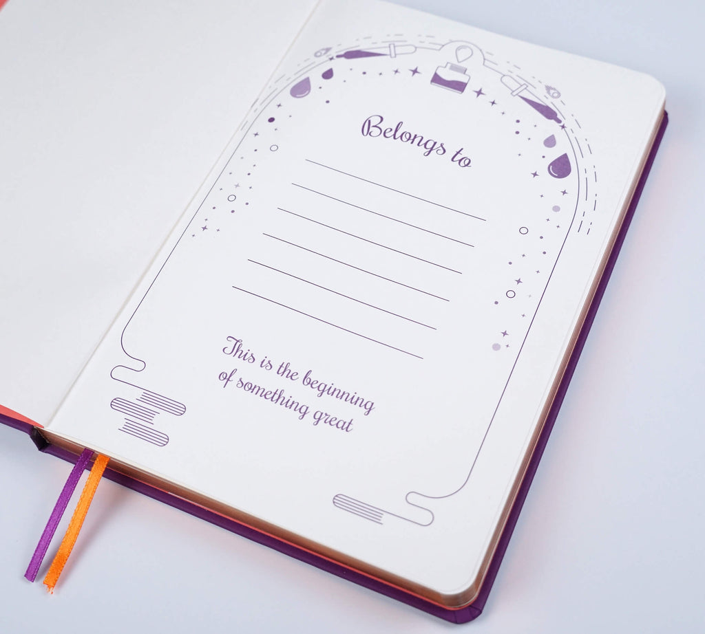 Hard cover Journal - Written in the stars