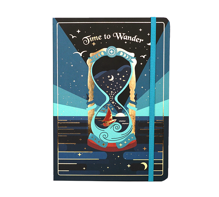 Hard cover Journal - The journey