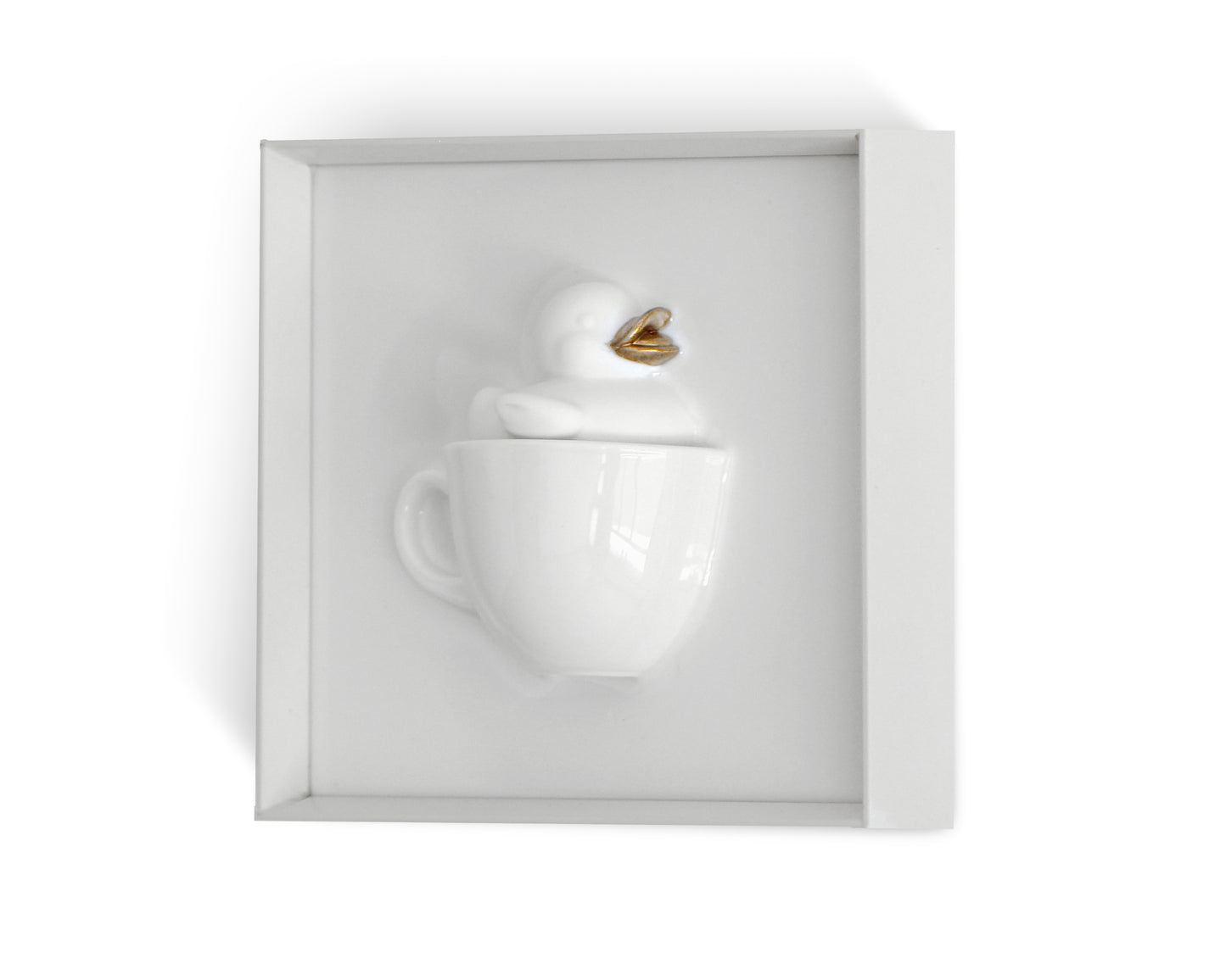 Duck in a Cup - white