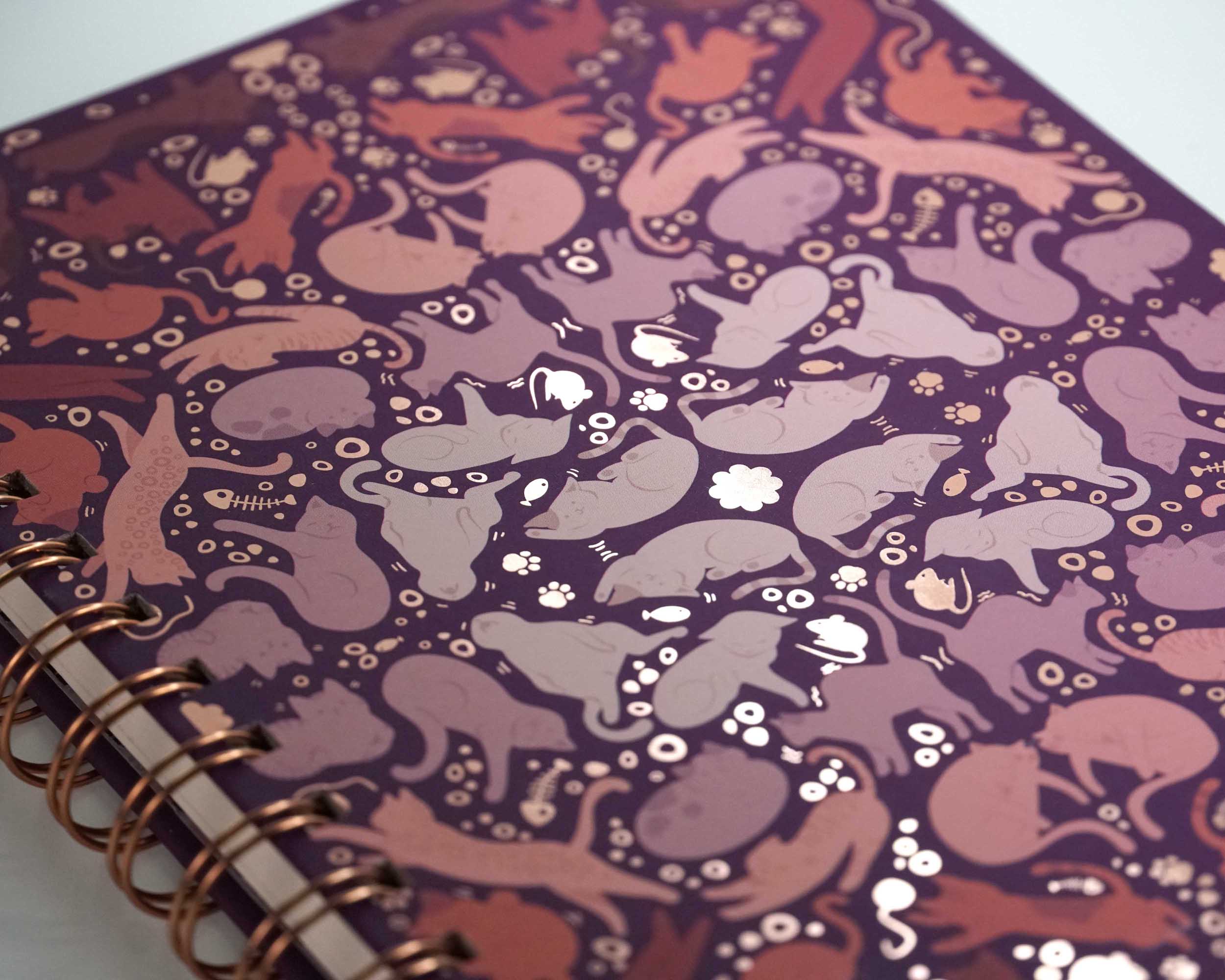 Spiral notebook - Cats