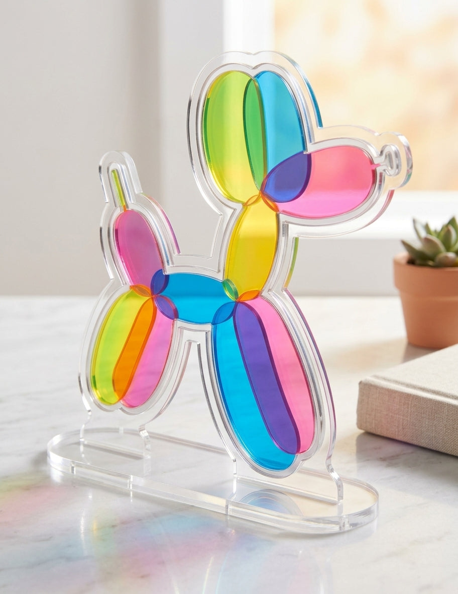 Acrylic Balloon Dog Sculpture