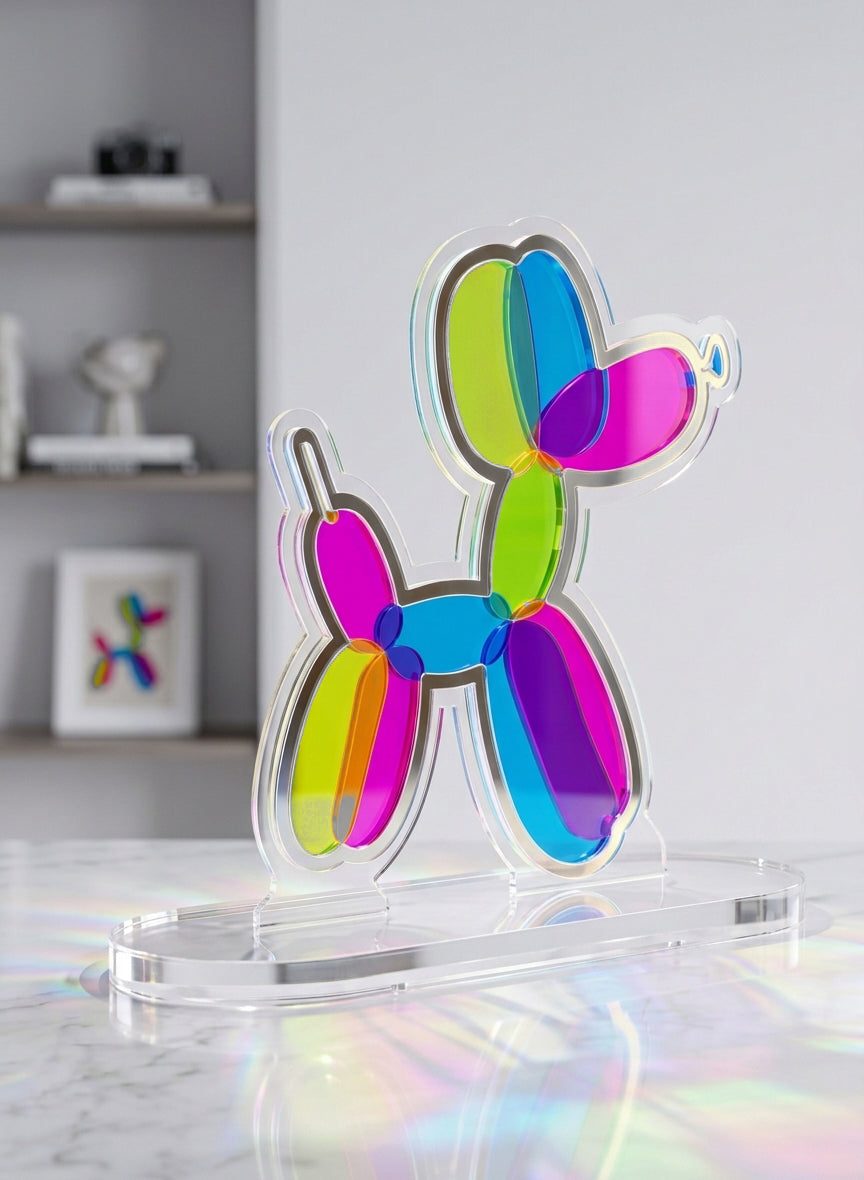 Acrylic Balloon Dog Sculpture