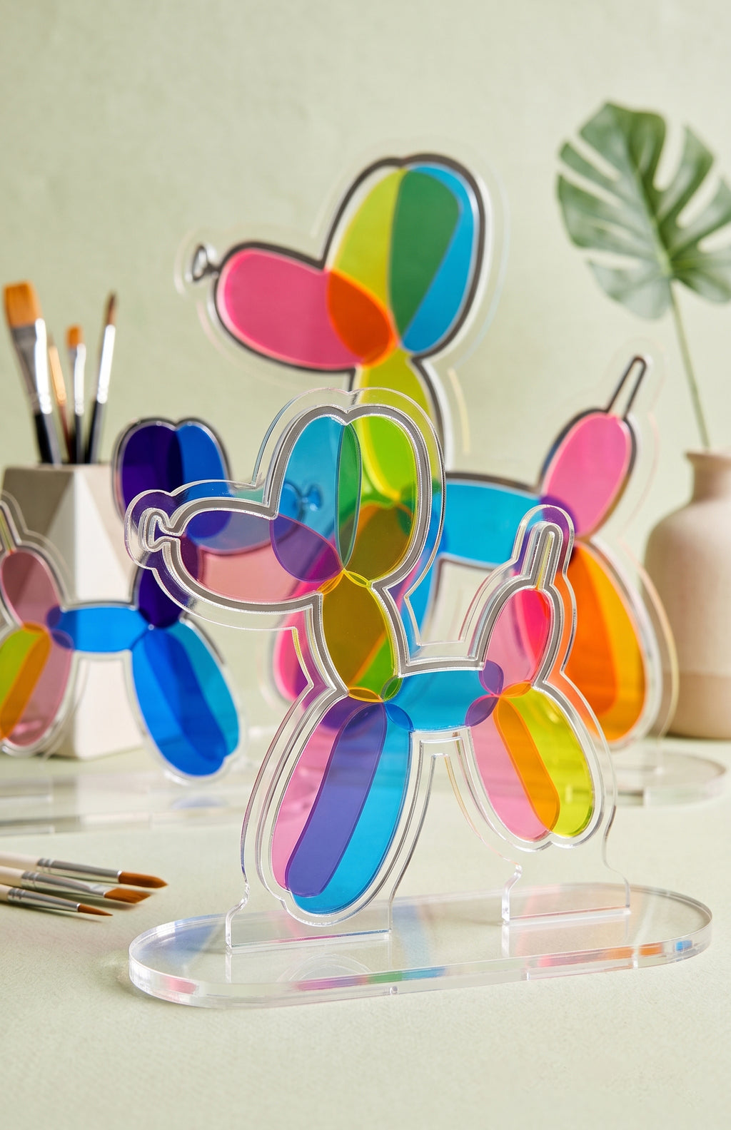 Acrylic Balloon Dog Sculpture