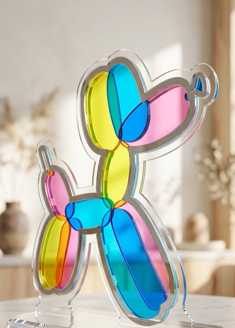 Acrylic Balloon Dog Sculpture