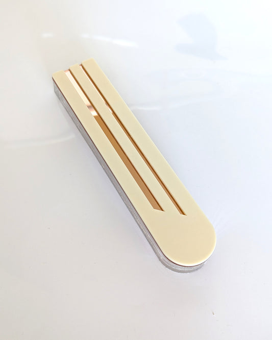 בית מזוזה מודרני שמנת ורוז גולד