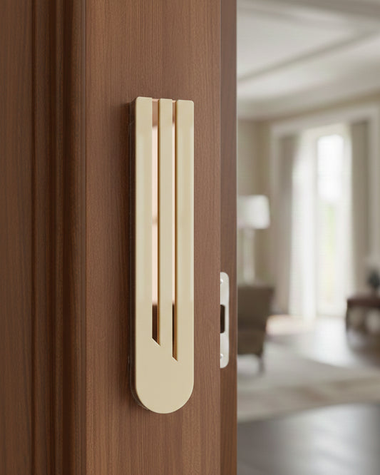 בית מזוזה מודרני שמנת ורוז גולד