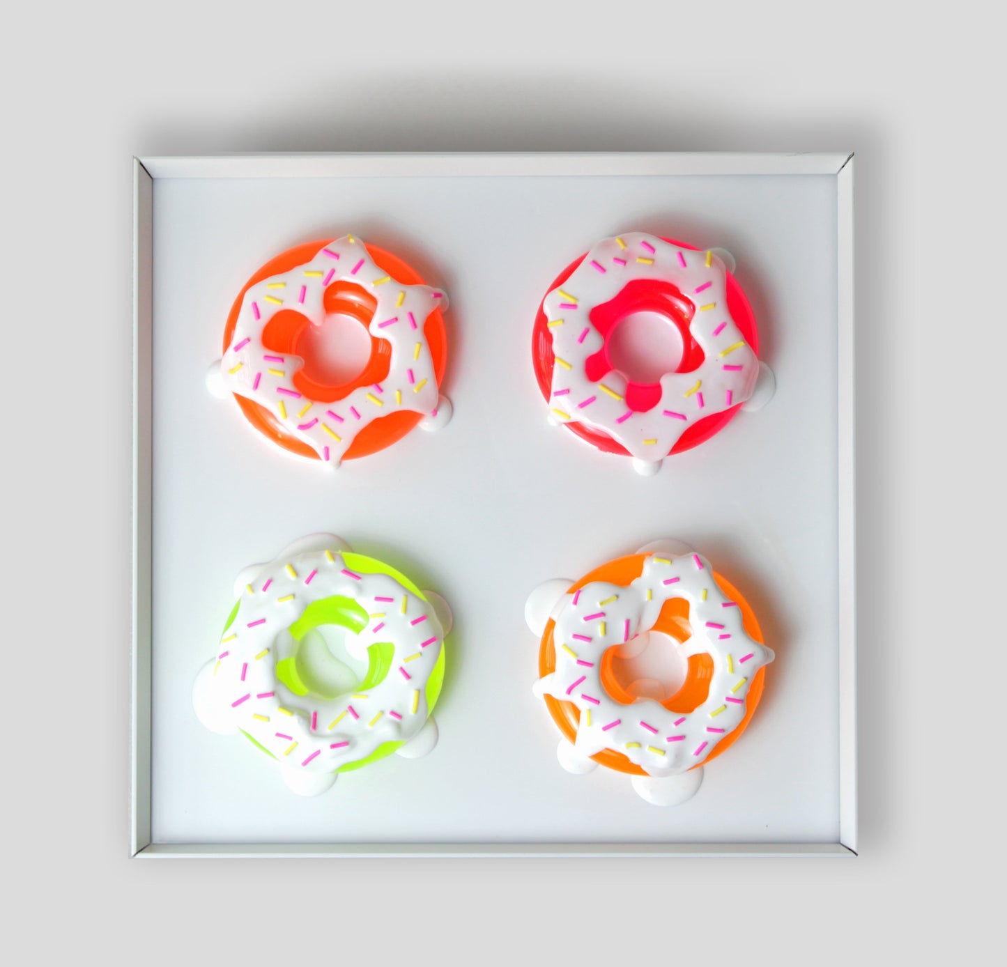 Neon Color Donuts Wall Hanging Pop Art
