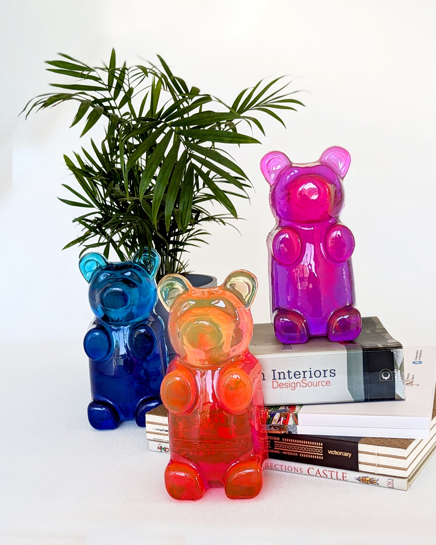 Pink Giant gummy bears for Home Interiors and book stoppers