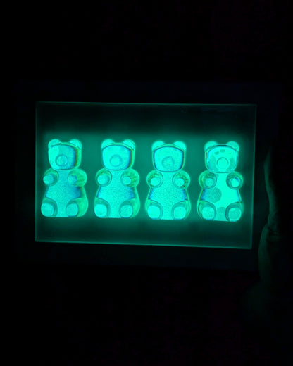 Glow in the dark gummy bears