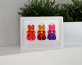 Gummy Bears Resin Wall Art: 3D Pop Art Decor