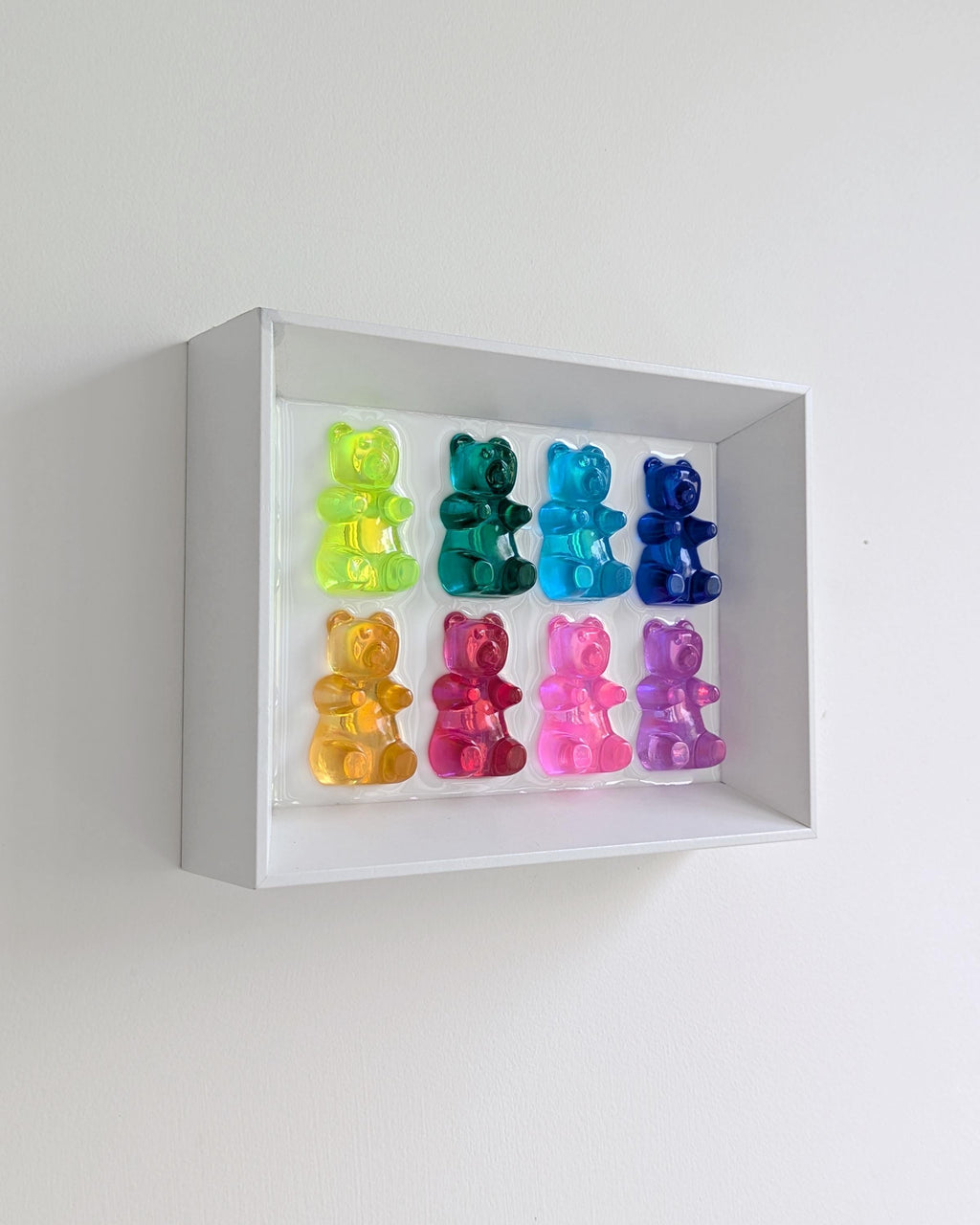 Gummy Bear Resin Art: Colorful Pop Art Wall Decor