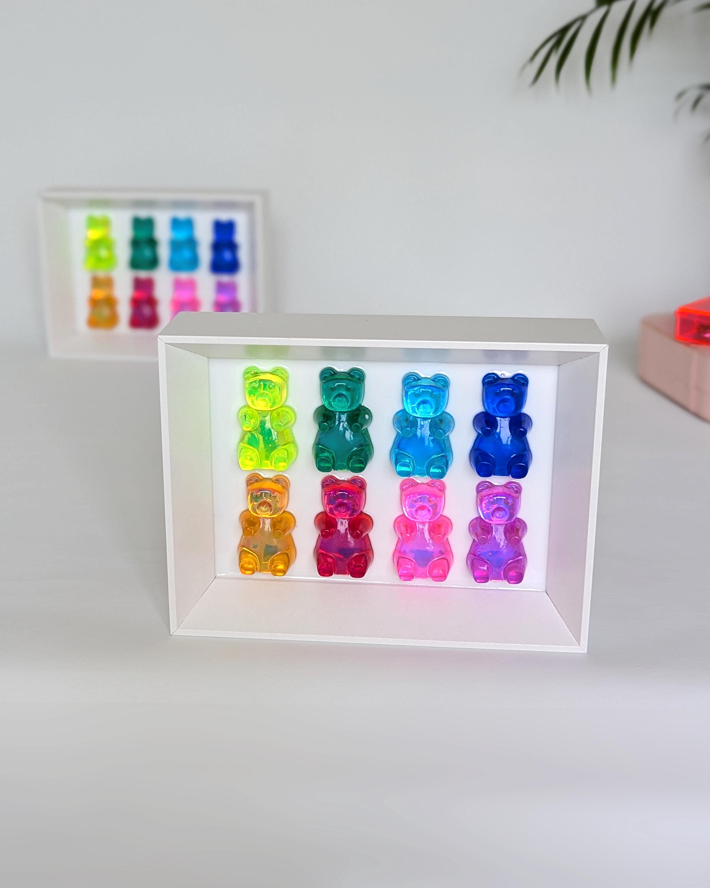 Gummy Bear Resin Art: Colorful Pop Art Wall Decor