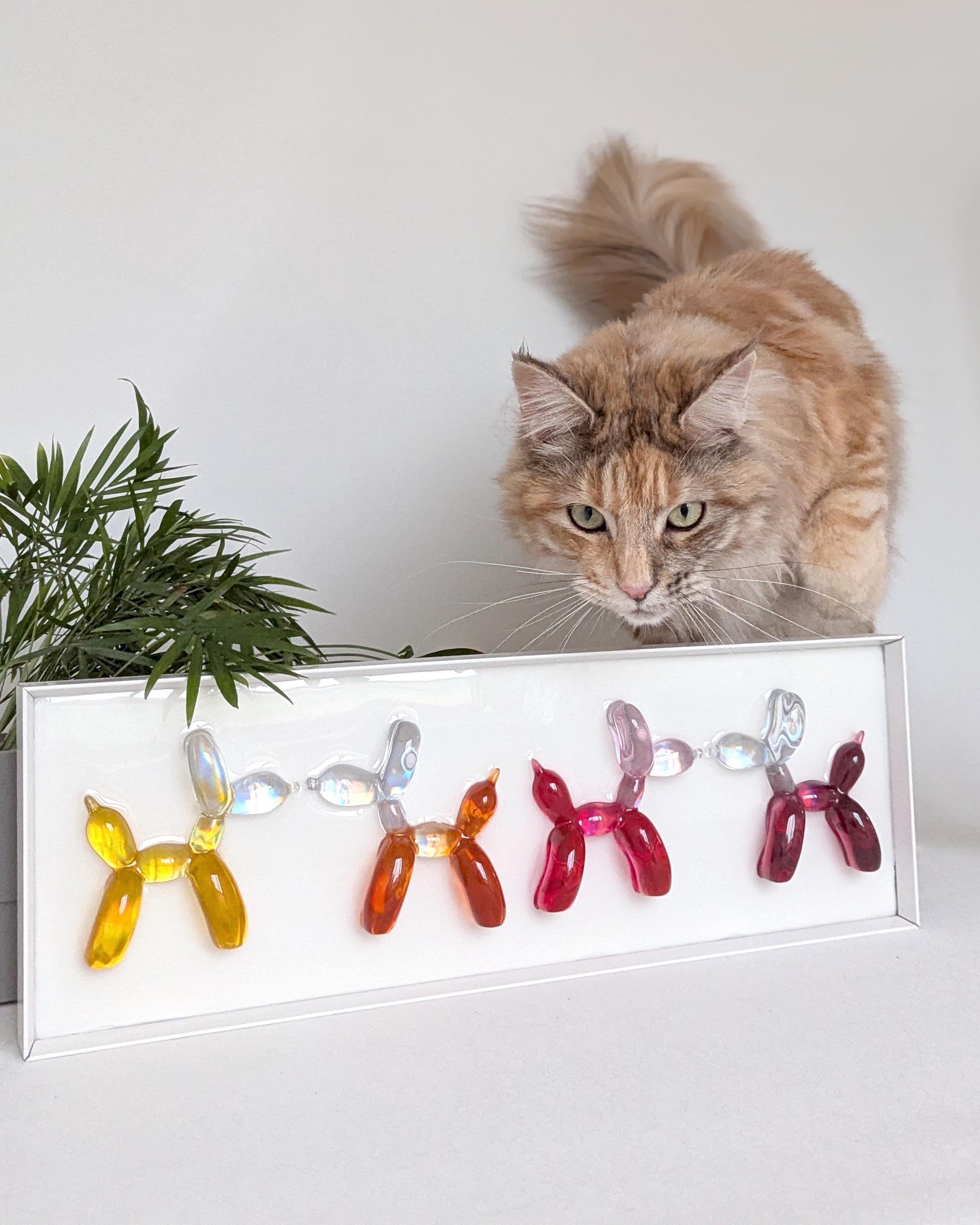 3D Resin Balloon Dog Wall Art