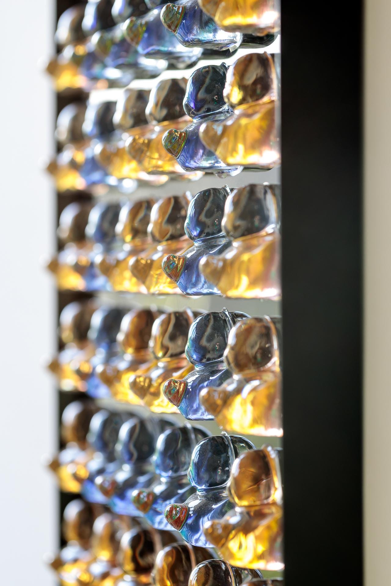 Gold & Iridescent Rubber Duck