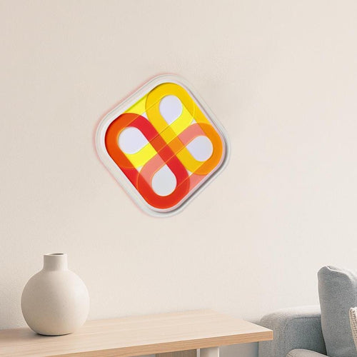 Fluorescent Layered Yellow Orange Pink Home Accents
