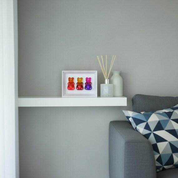 Gummy Bears Resin Wall Art: 3D Pop Art Decor