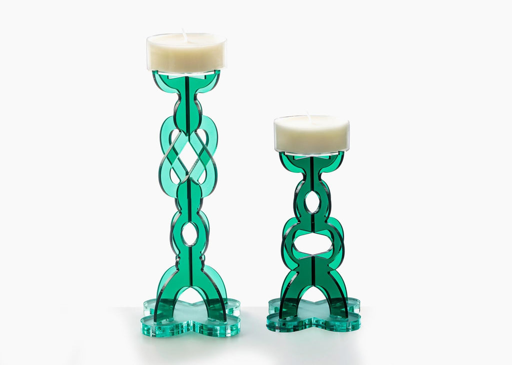Translucent Acrylic Tealight Holder Set