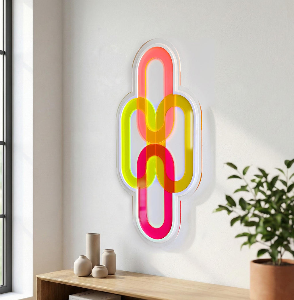 Modern Acrylic Interlocking Design