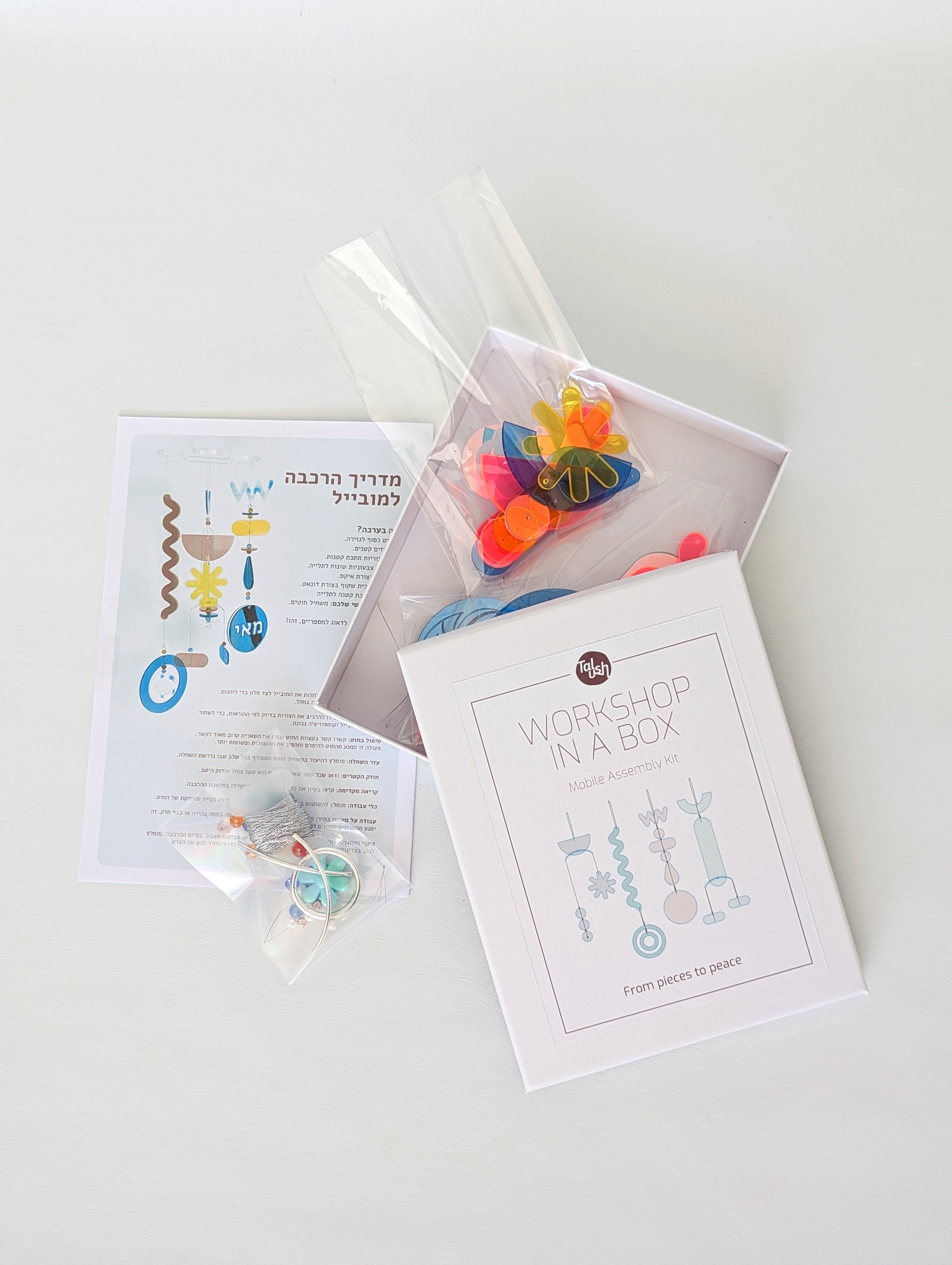 Personalized Hanging Mobile Kit for Home Decor – Colorful